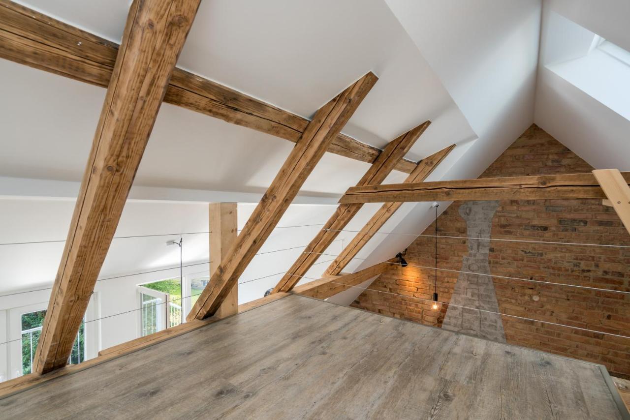 Cassel Lofts - Stilvolles Loft Im Gruenen Mit Balkon Nahe Vw-Werk Lägenhet Exteriör bild