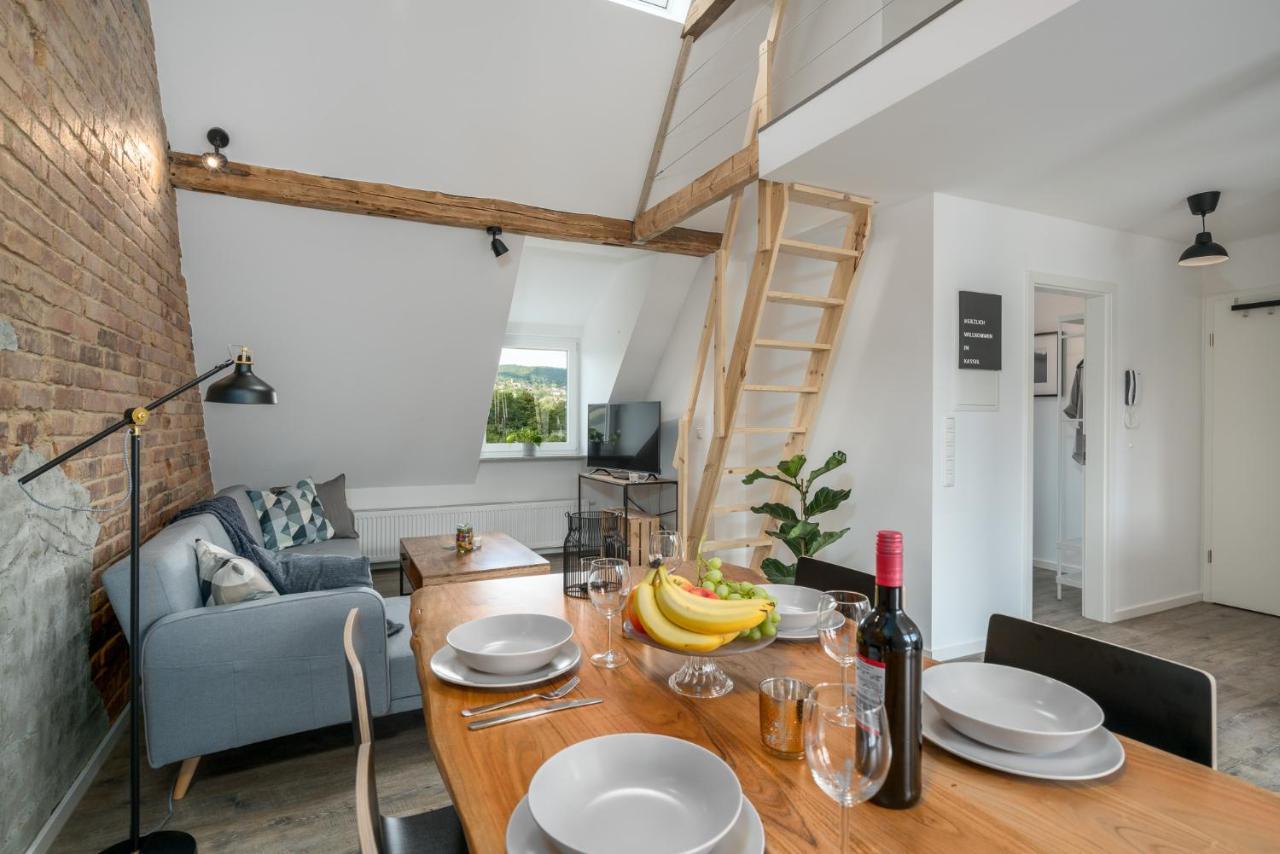 Cassel Lofts - Stilvolles Loft Im Gruenen Mit Balkon Nahe Vw-Werk Lägenhet Exteriör bild